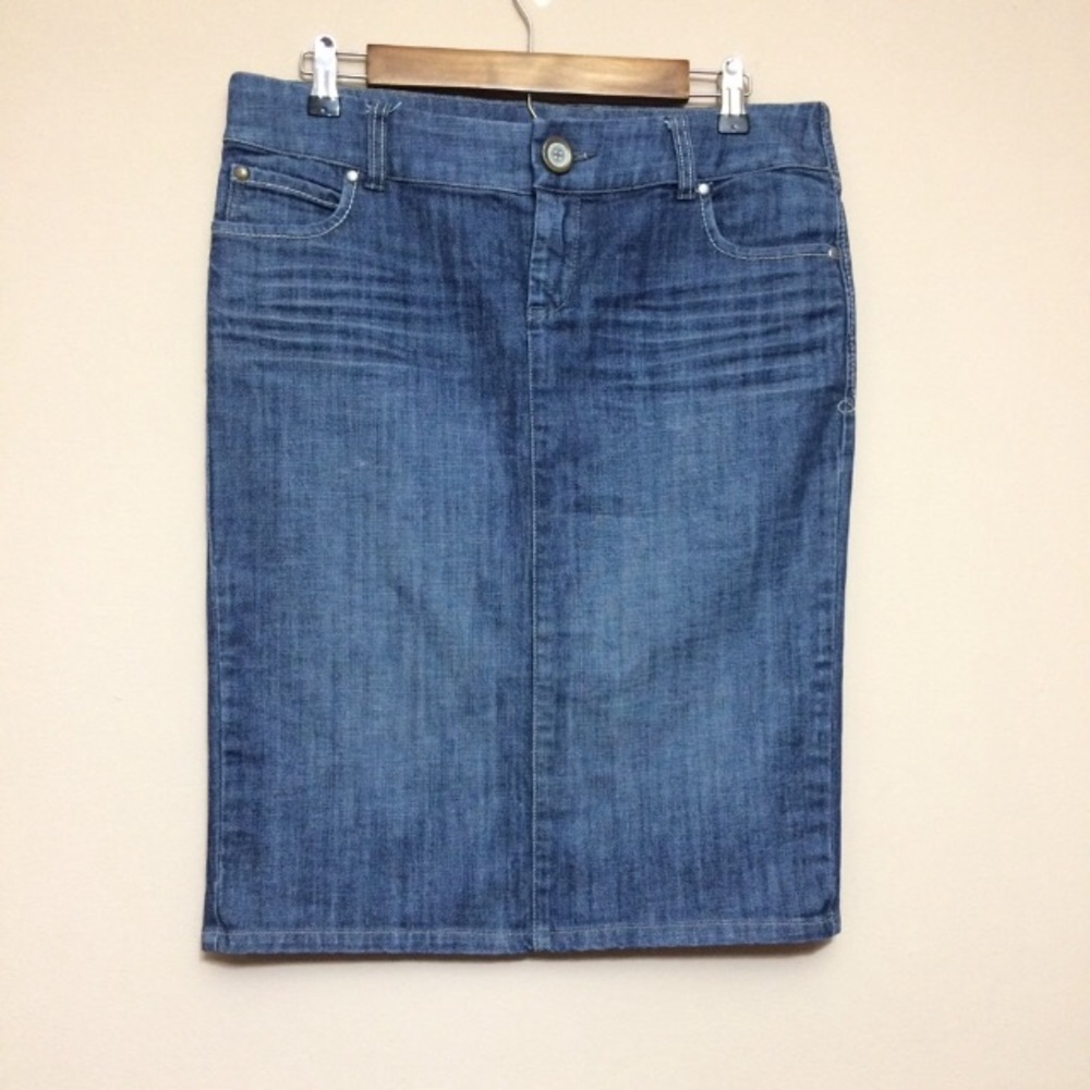 Level 99 | Light Wash Denim Jean Pencil Skirt 10